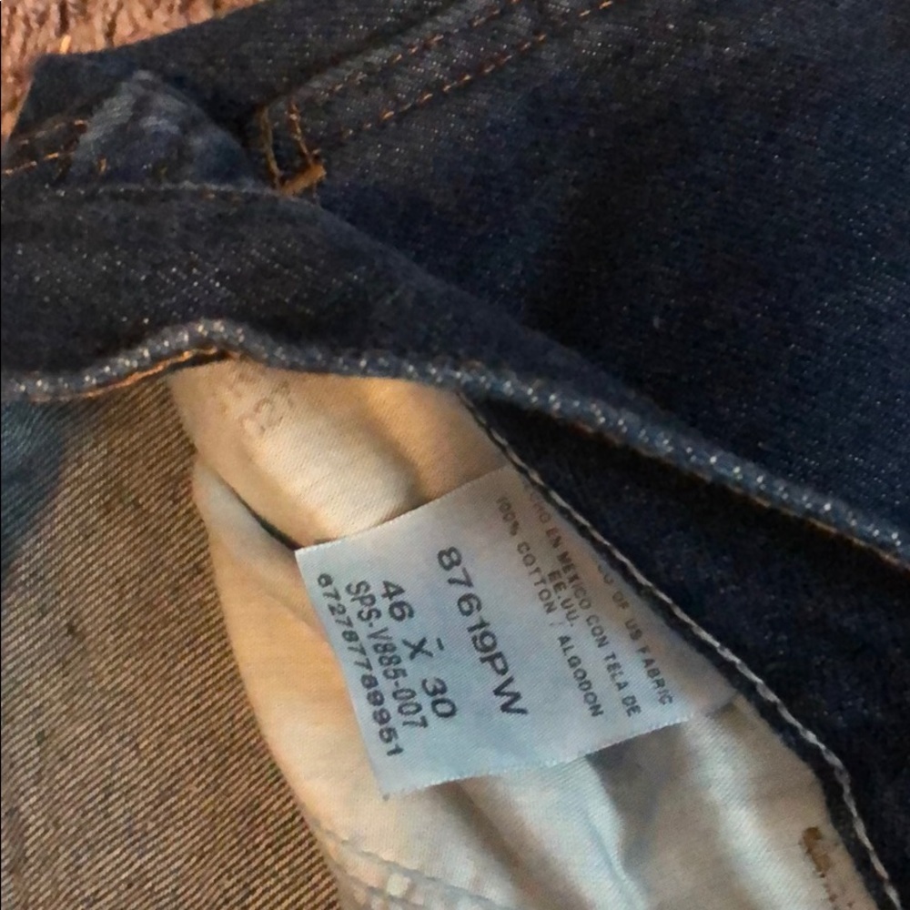 Plus Size Darkwash Rustler Jeans 46x30